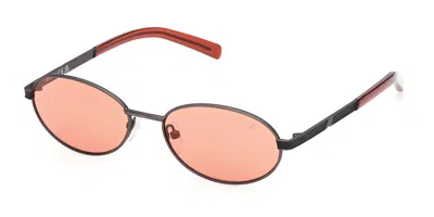 K-way Kw0030 09j Men's Sunglasses Gunmetal Size 55 In Gray