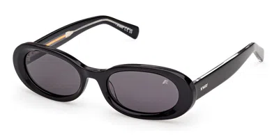 K-way Kw0032 01a Women's Sunglasses Black Size 53