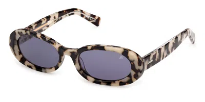 K-way Kw0032 55v Women's Sunglasses Tortoiseshell Size 53