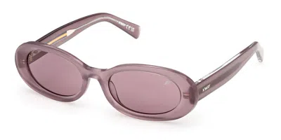 K-way Kw0032 81y Women's Sunglasses Purple Size 53