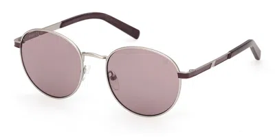 K-way Kw0033 17y Men's Sunglasses Silver Size 54