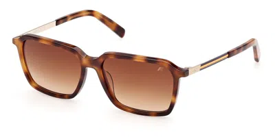 K-way Kw0034 52f Men's Sunglasses Tortoiseshell Size 55 In Brown