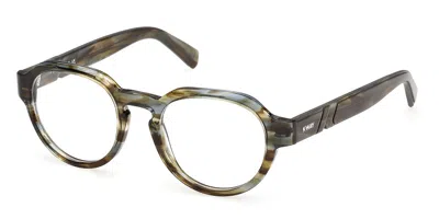 K-way Kw5032 098 Men's Glasses Green Size 50 - Free Lenses - Blue Light Block Available