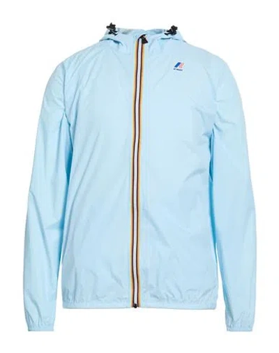 K-way Le Vrai 4.0 Claude Man Jacket Sky Blue Size L Polyamide