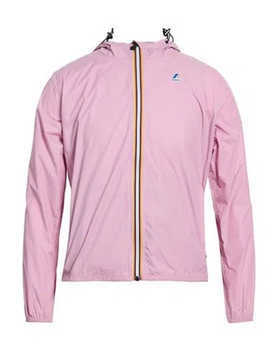 K-way Le Vrai 4.0 Claudette Man Jacket Mauve Size Xxl Polyamide In Purple