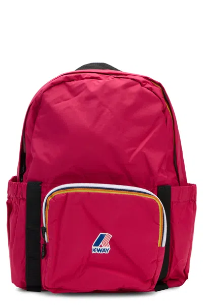 K-way Le Vrai 4.0 Nylon Backpack In Pink