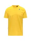 K-way Leonide T-shirt In Yellow