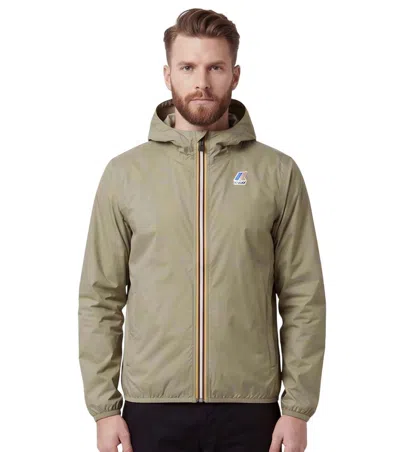 K-way Light Green Hood Jacket