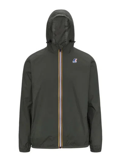 K-way Lightweight Mini Raincoat For Men In Green