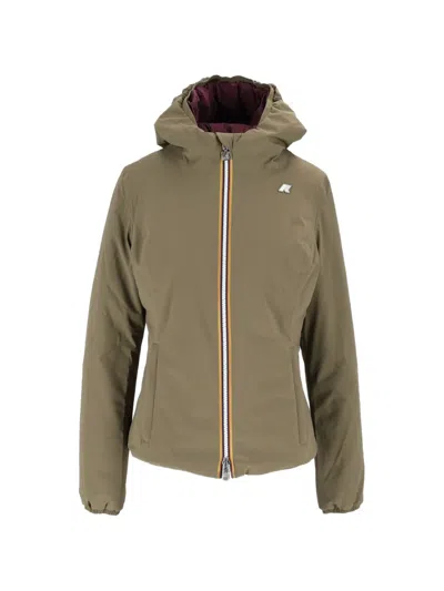 K-way Wendbare Lily St Warm Kapuzenjacke In Green