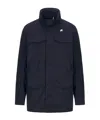K-way Man Jacket Midnight Blue Size Xxl Recycled Polyamide In Blue