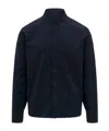 K-way Logo Overshirt In Blue