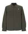 K-way Logo Patch Press-stud Jacket In Black