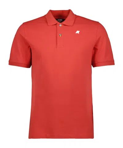 K-way Logo Patch Short-sleeved Polo Shirt In Multi