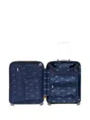 K-way Logo Suitcase In Blue
