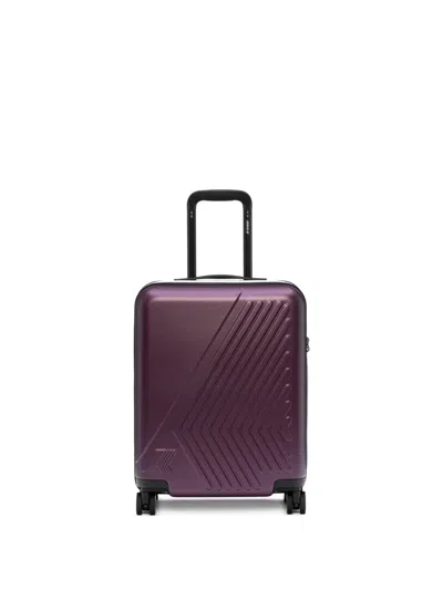 K-way Kids' Logo Suitcase In Purple