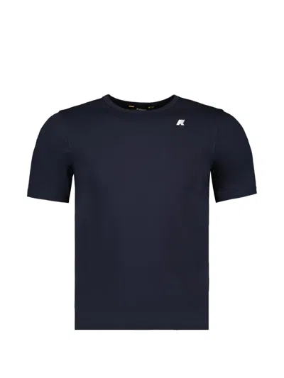 K-way Logo-detail T-shirt In Black
