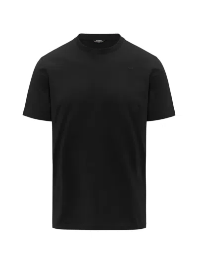 K-way Logo-print T-shirt In Black