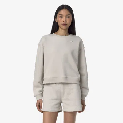 K-way Loiza French Terry Woman  K71371w-634 Beige In Neutral