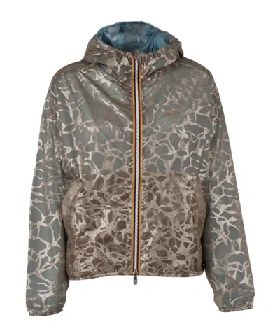 K-way Long-sleeve Casual Jacket In Gray