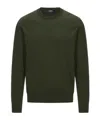 K-way Long-sleeved Crewneck Jumper In Green