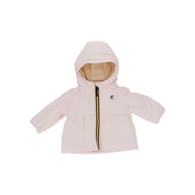 K-way Kids' 'maelle Orsetto' Padded Jacket In Pink