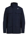 K-way Man Jacket Midnight Blue Size Xxl Recycled Polyamide In Blue