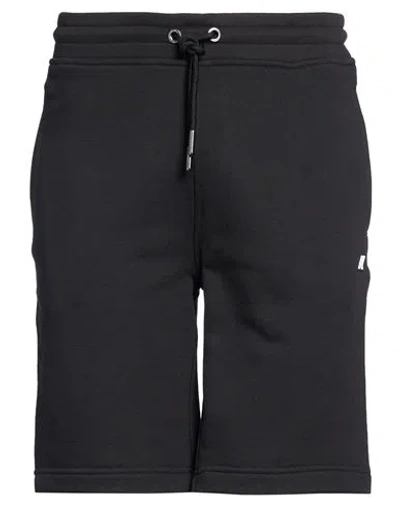 K-way Man Shorts & Bermuda Shorts Black Size S Cotton, Polyamide
