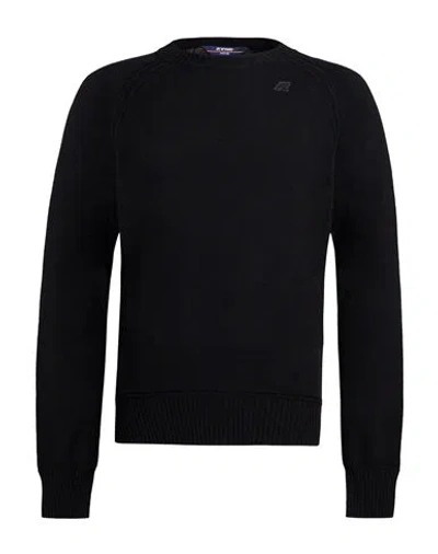 K-way Man Sweater Black Size Xxl Polyamide, Wool, Viscose, Cashmere