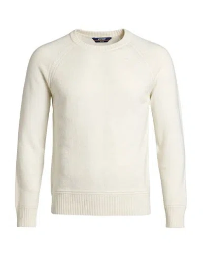 K-way Man Sweater Ivory Size Xs Polyamide, Wool, Viscose, Cashmere In Neutral