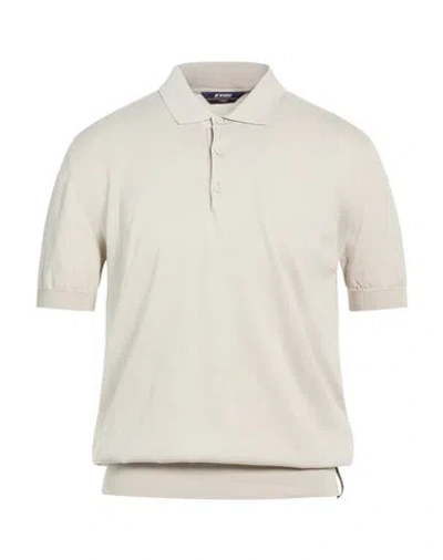 K-way Man Sweater Light Grey Size Xl Cotton In Gray