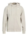K-way Man Sweatshirt Beige Size Xxl Cotton, Polyester, Elastane In Neutral