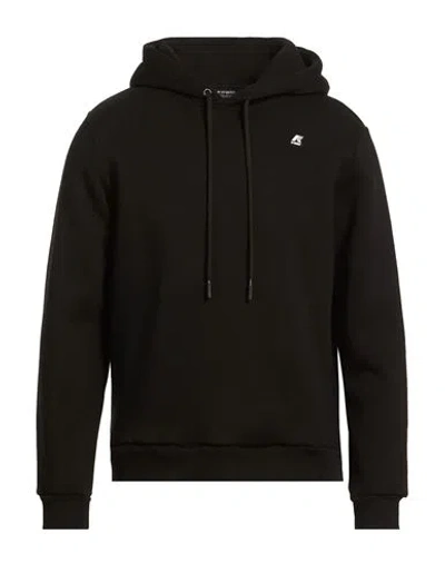 K-way Man Sweatshirt Black Size Xxl Cotton