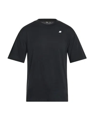K-way Man T-shirt Charcoal Size M Cotton In Gray