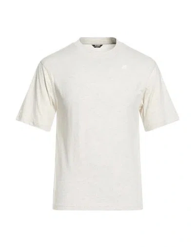 K-way Man T-shirt Light Grey Size S Cotton In Gray