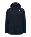 K-way Manphy Bonded Jacket In Blue