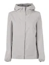 K-way Marguerite Stretch Dot Jacket In Gray