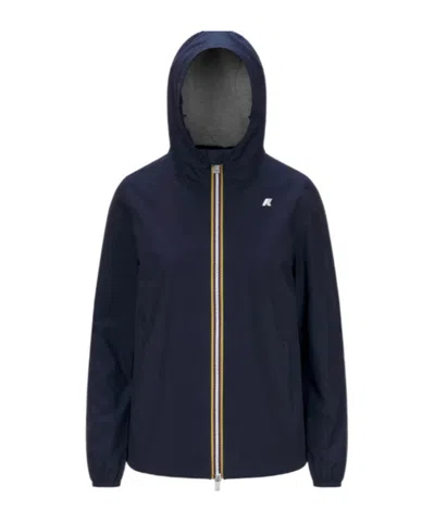 K-way Marguerite Stretch Jacket In Blue