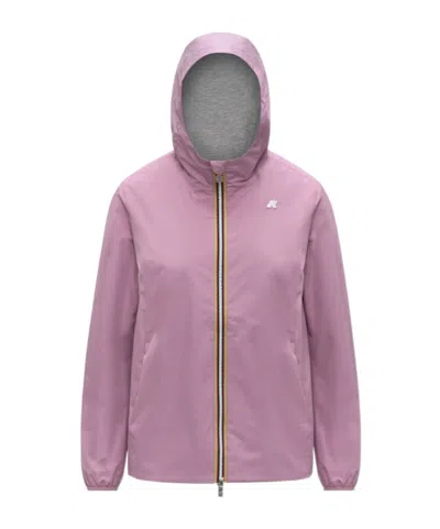 K-way Marguerite Stretch Jacket In Purple