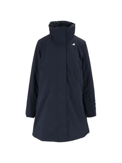 K-WAY MARLA ST WARM LOGO-PATCH PARKA COAT