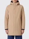 K-way Marlyn Technical Stretch Fabric Windbreaker Jacket With Hood In Blue