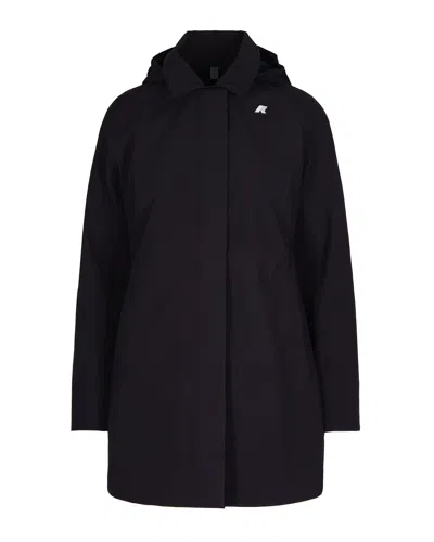 K-way Mathy Slim-fit Three-layer Water Repellent Jacket In Blue