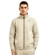 K-way Beige Mock Collar Sweatshirt In Multi