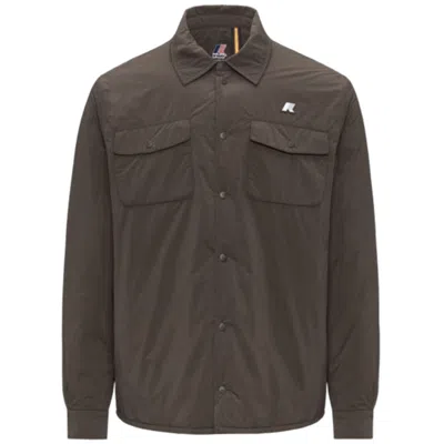 K-way Men's Functional Jacket - Mid Weight In Gray