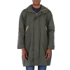 KWAY KWAY MEN'S GREEN BLEIZOU NYLON PARKA WITH CROSSBODY