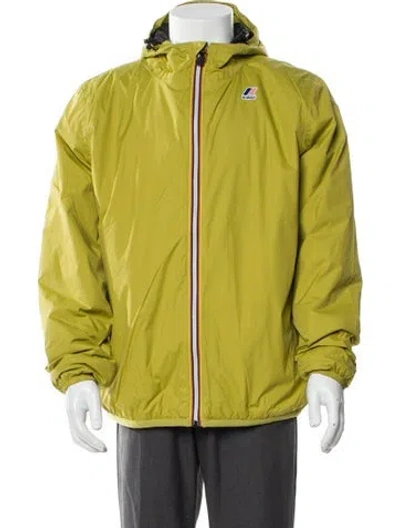 Pre-owned K-way Men Jacket W/ Tags In Green
