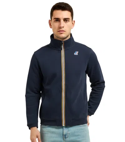 K-way Navy Blue Logo Sweatshirt
