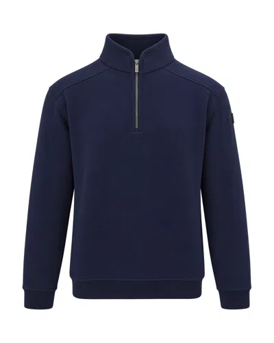 K-way Quarter-zip Sweater In Blue