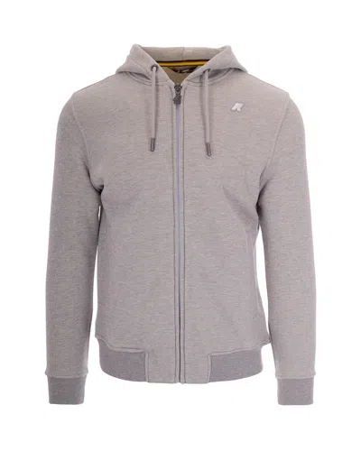 K-way Men's Stylish Mini Jacket In Grey Mid Mel