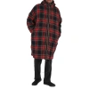 Kway Men's Terence Reversible Padded Jacket In Black Tartan- Co